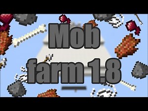 Minecraft: Automatic Mob Farm 1.8