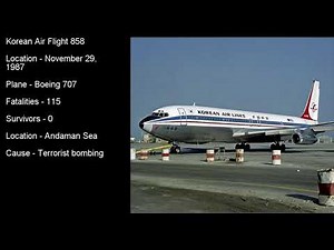 Top 5 deadliest Korean Air crashes [RE-UPLOAD]
