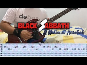 BLACK SABBATH - A National Acrobat - GUITAR LESSON WITH TABS