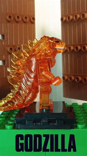 Godzilla!!![Unofficial Lego Minifigures review]#shorts #godzilla