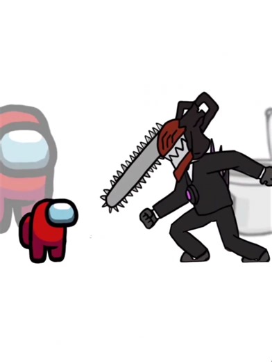 Mini Crewmate Kills Tv Man #shorts viralvideo #shortsvideo