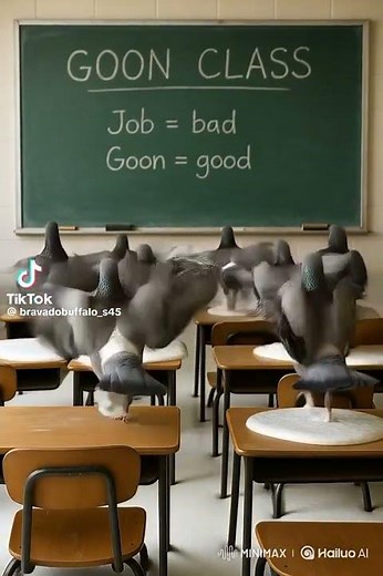 Goon pigeon meme