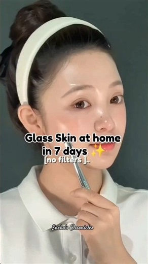 Glass skin challenge ✨🌷🎀 #shorts #fyp #aesthetic #glassskin #clearskin #skincare #beauty #beautytips