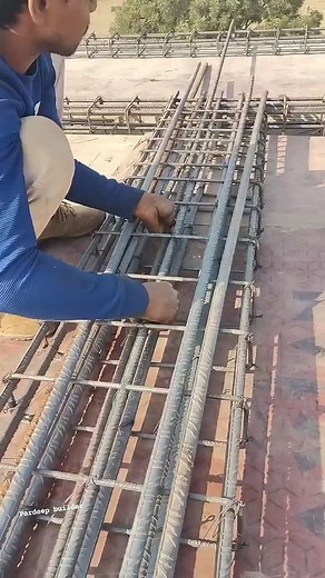 Slab steel bar #construction #civil #building #civilengineering #viralvideos #shorts #reels | Pardeep Rao
