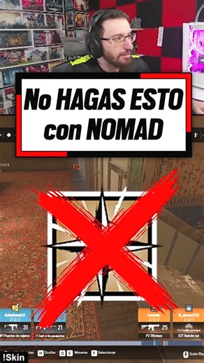 STOP DOING THIS with NOMAD RAINBOW SIX SIEGE X Gameplay Spanish #shorts
