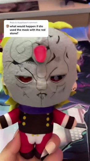 Dio Struggles with the Red Stone Mask - Jojo's Bizarre Adventure Plushie Review