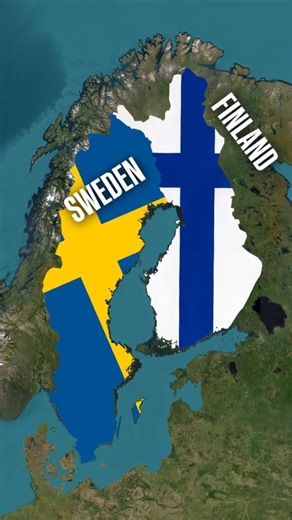 The Weird Sweden–Finland Border 😱 Zigzag Island Mystery #worldgeography