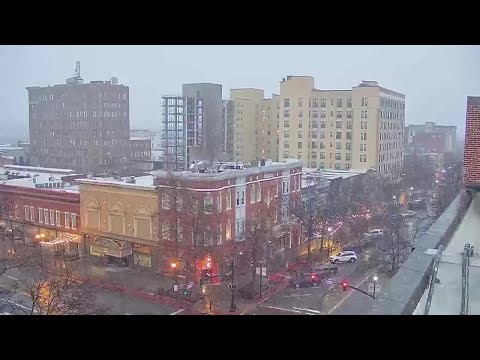 Tracking snow in Macon