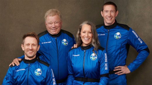 Who is the crew on the Blue Origin spaceflight? William Shatner among those going to launch