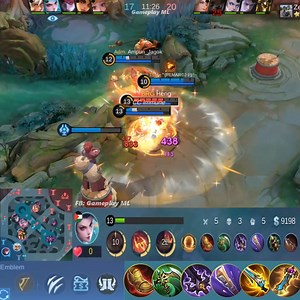 Hanabi Goldlaner build carry play | Gameplay ML