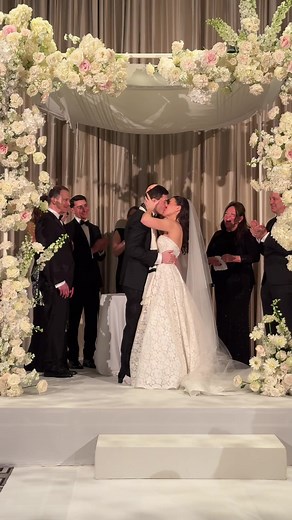Jewish Wedding First Kiss: Surreal Moment