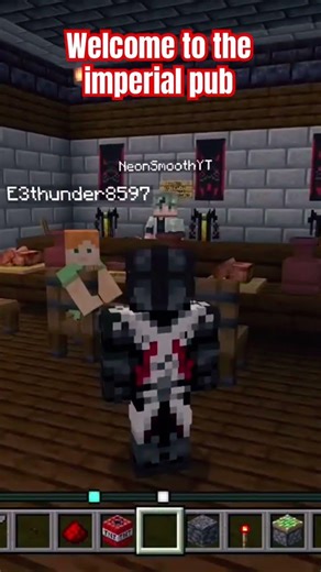 Welcome to the pub #gaming #minecraft #shorts #fyp