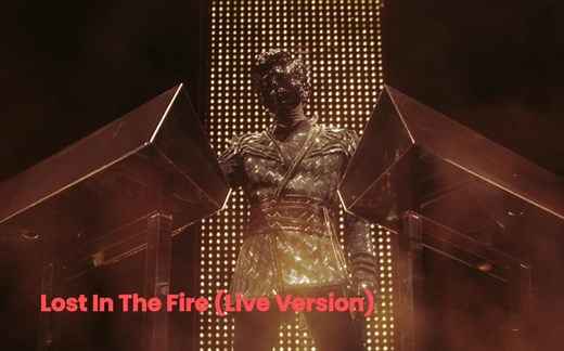 【Gesaffelstein】太酷炫了吧，大魔王科切拉打碟和盆栽的合作热单现场版-Lost In The Fire (Live Version)