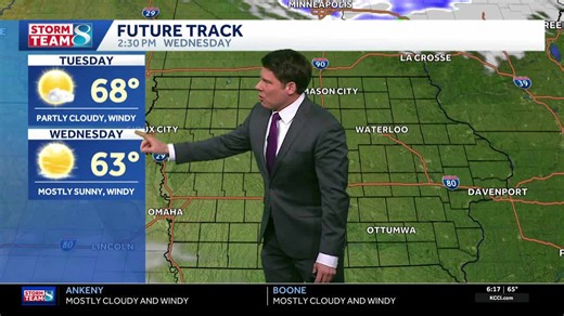 Iowa weather: Spring-like warmth lingers for a couple of days with 30s and a few flakes of snow by the end of the week