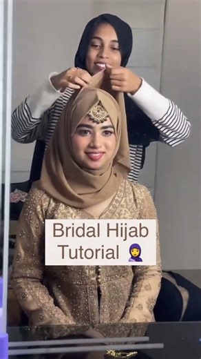 Stunning Bridal Hijab Tutorial | Perfect Wedding Day Style