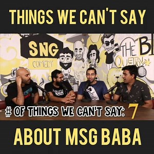 9.5K views · 93 reactions | As we welcome the new year, here are ALL the things we absolutely CANNOT say about our "favourite" MSG BABA. :P | SnG Comedy | Facebook