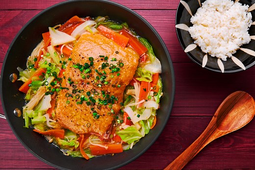 Miso Butter Salmon Recipe (ちゃんちゃん焼き - Chan Chan Yaki)