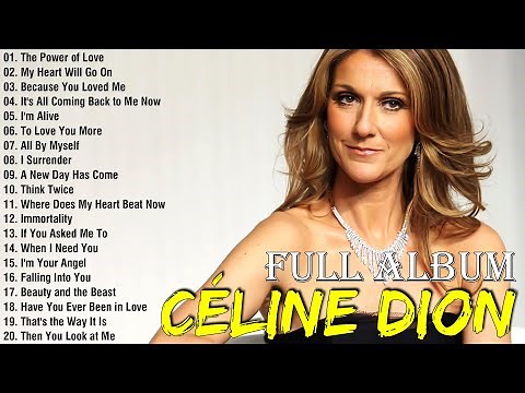 Céline Dion Mix Songs 2025 - Celine Dion Greatest Hits Full Album - Best Songs of World Divas