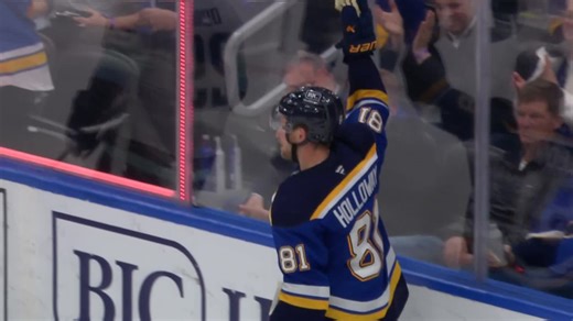 Holloway's 2nd NHL hat trick