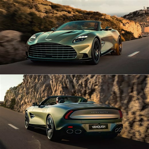 2026 Aston Martin Vanquish Volante is World's Fastest, Most Powerful Front-Engine Convertible with 824HP