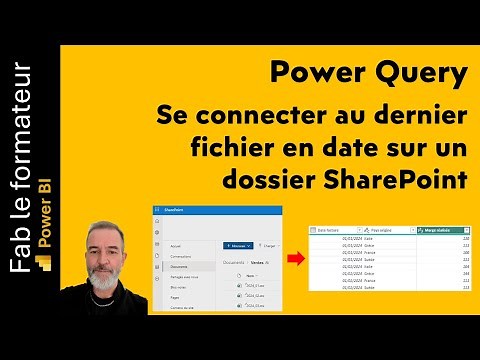 Power Query - Se connecter à un dossier SharePoint et récupérer le DERNIER fichier en date 📁