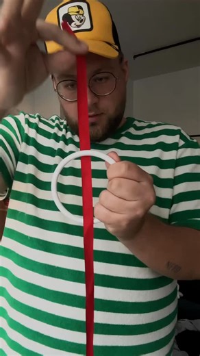 2.2K views · 299 reactions | The ring and ribbon puzzle #Magictrick #puzzle #prank #riddle #howto | Kyle Marlett | Facebook