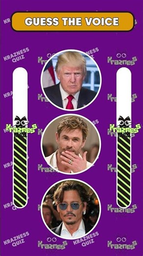 Listen closely—who is it? Donald Trump, Thor, Johny Depp