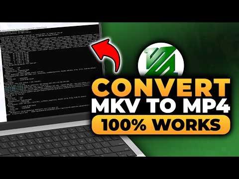 How To Convert MKV To MP4 FFmpeg (100% WORKS) | FAST & EASY | Convert MKV To MP4 Using FFmpeg