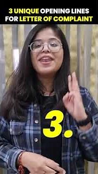 3 Unique Opening Lines For LETTER Of Complaint Class 10 | CBSE Class 10 English #Cbse2024 #cbse