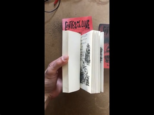 Reliure des Contes de la lune