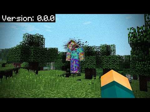 Testei a Versão 0.0.0 do Minecraft