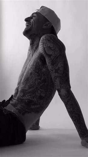 Male model studio photoshoot