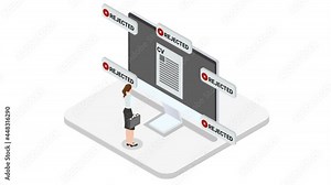 Female applicant getting rejected CV resume