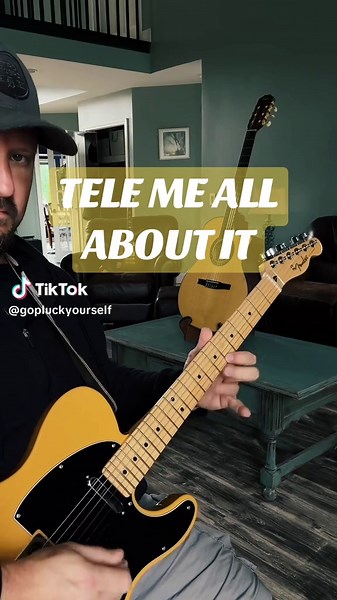 Butterscotch Blonde Fender Guitar Riffs and Shredding