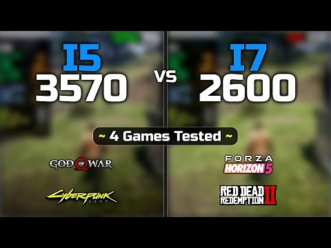 Intel Core i5 3570 vs i7 2600 | 3rd Gen i5 vs 2nd Gen i7