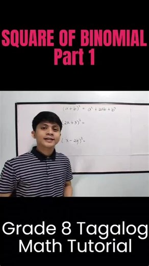 Tagalog Math Tutorial: Factoring for Grade 8