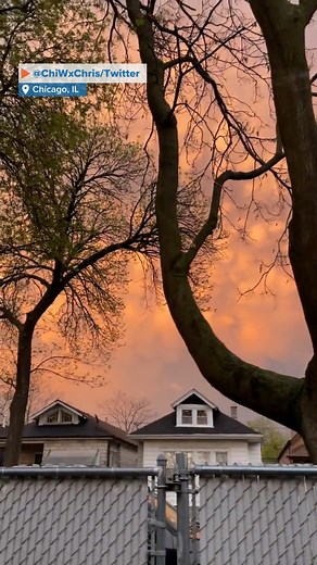 8.7K views · 261 reactions | Just some colorful storm clouds in Chicago. | FOX Weather | Facebook