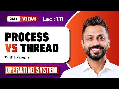 L-1.11: Process Vs Threads in Operating System