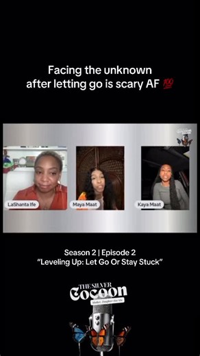 The unknown feels like free-falling… until you realize you've landed safely every time. Letting go is terrifying, but what if the 'question mark' ahead is actually an open door? Let’s talk about trusting the process—again and again—until it’s second nature. ✨ Listen to our latest episode now! Available on all streaming services. Links in bio. You can also tune into our LIVE recordings every other Tuesday on Facebook! We read comments as they come and interact with our audience throughout the pod