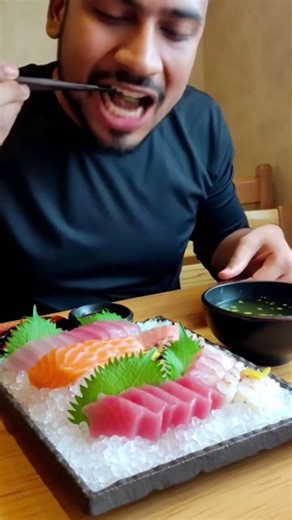Sushi ASMR 🍣 No Talking | Raw Fish Eating Sounds | Relaxing Mukbang