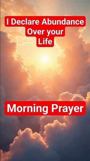 Powerful Prayer for Abundance 🙏🏾 Attract Blessings and Overflow Today #faith #morningprayer