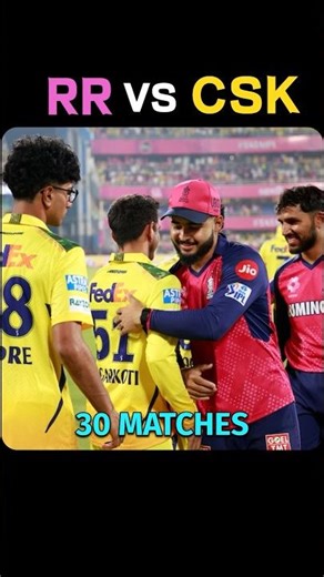 CSK vs RR H2H 😱 Who Dominates?