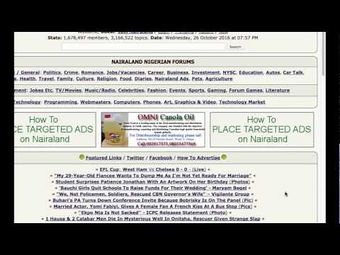 How To Join Nairaland Nigerian Forum