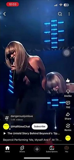 Beyoncé performing Me,Myself And I At The Billboard Music Awards,2003