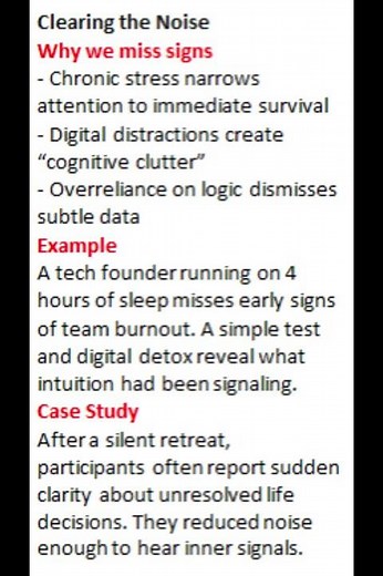 Learn How to Better Use Your Intuition!