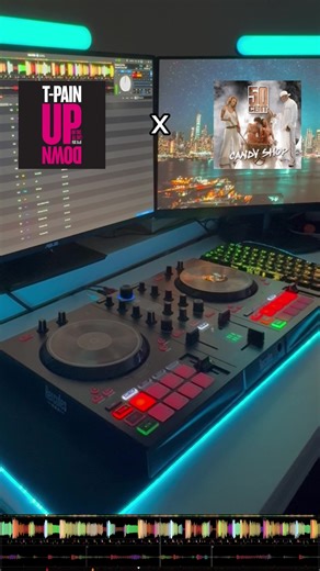 Up & Down energy meets that Candy Shop flow 🍬 #dj #party #music #remix #club