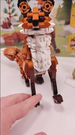 LEGO Creator Forest Animals: Red Fox (31154)[667 pcs] Speed Build #shorts @TopBrickBuilderLite