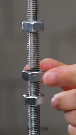 2 tiges + 3 écrous = idée DIY géniale 🔥🔩👧