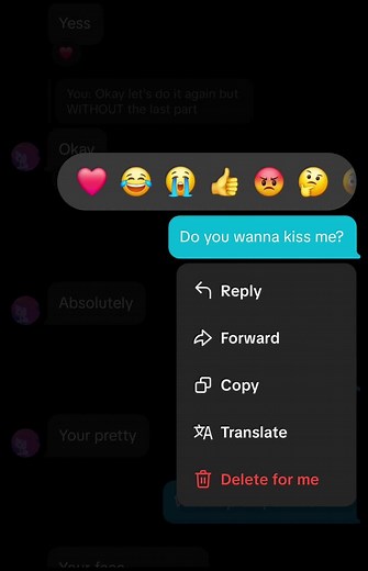 Flirty Text Exchange: