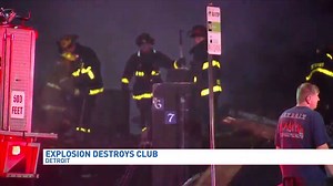 No injuries in explosion that levels Detroit motorcycle club